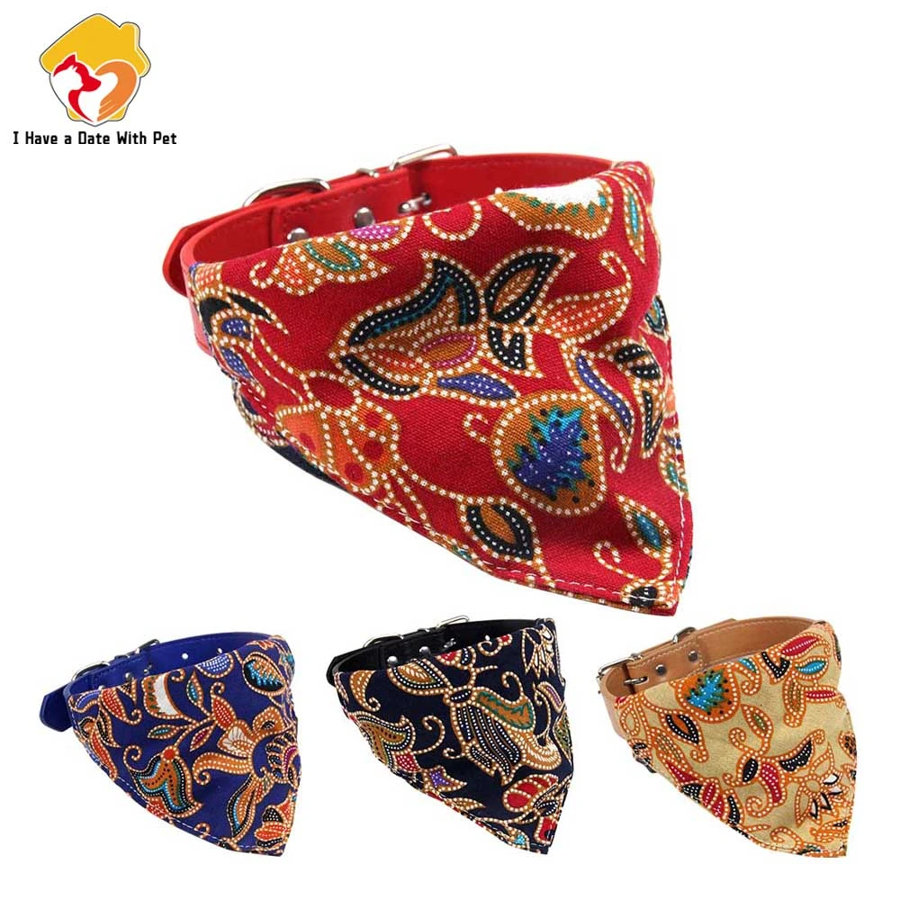 Новое поступление бандана ошейник для собаки хлопковый Регулируемый