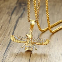 european and american new fashion creative symbol pendant necklace mens necklaces wild hot selling punk womens necklaces