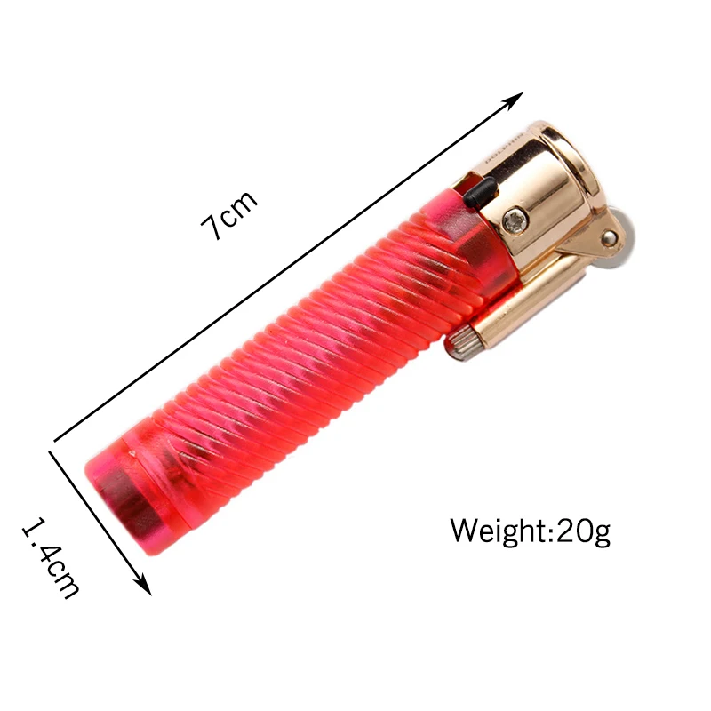 Забавные зажигалки Бутановая газовая зажигалка с огнеупорным замком надувная