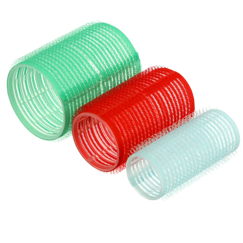 15 шт./компл. 3 размера самоклеящиеся ролики для волос домашнего использования