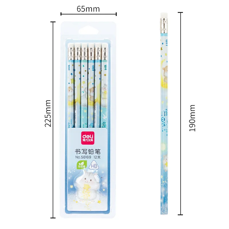 Канцелярские принадлежности Deli деревянные карандаши 12 шт. карандаш с