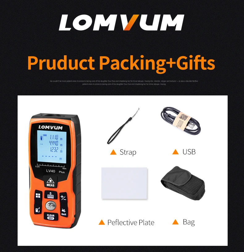 LOMVUM 100 м Новинка USB зарядка электронный уровень 40 м Лазерные дальномеры цифровой лазерный дальномер расчет дальномер