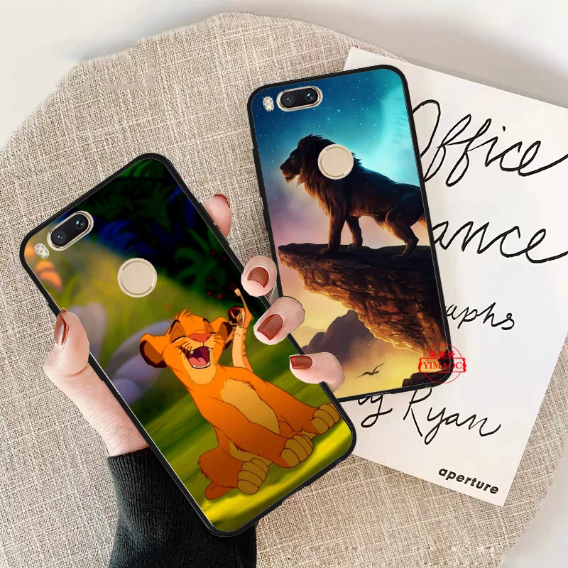 Мягкий силиконовый чехол с изображением Льва короля кота Simba для Redmi 4A 4X5 Plus 5A 6 Pro 6A