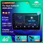 Автомагнитола для Opel Zafira B Astra 2005-2014, стерео Автомагнитола на Android, мультимедийный стерео DVD-плеер для Carplay, 2din, Dvd-навигация, GPS