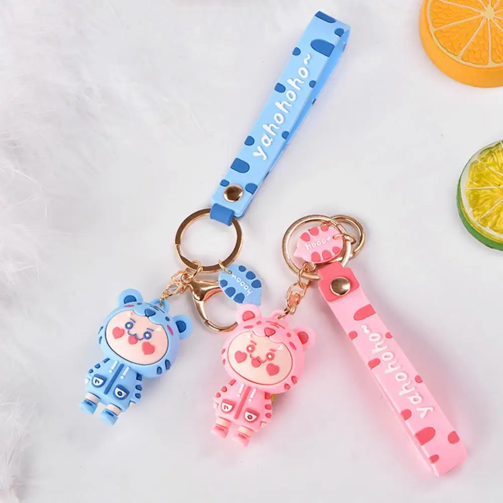 Подвеска для сумки в форме тигра забавное выражение подвесной дизайн с гладкой