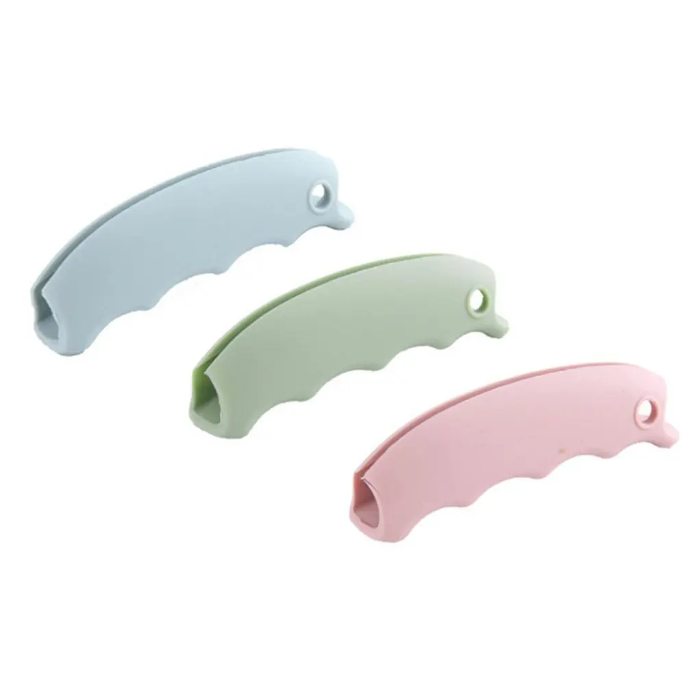 

Силиконовый мешок ручки одну поездку сцепление для похода в магазин, сумка для продуктов Кухня инструмент подарочные корзины ручки Carrier) тр...