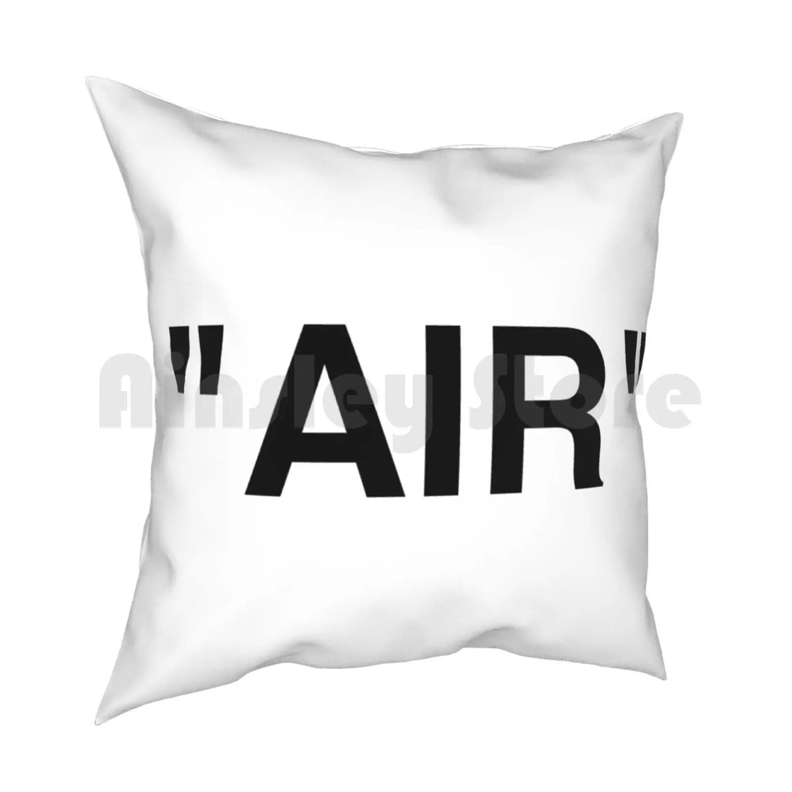 Наволочка Air с логотипом-черная украшение для дома принтом мягкая искусственная