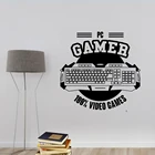 Наклейка на стену для геймера видео игровая комната Art компьютерный плакаты игровой тематики Канада росписи видео настенный игровой стикер
