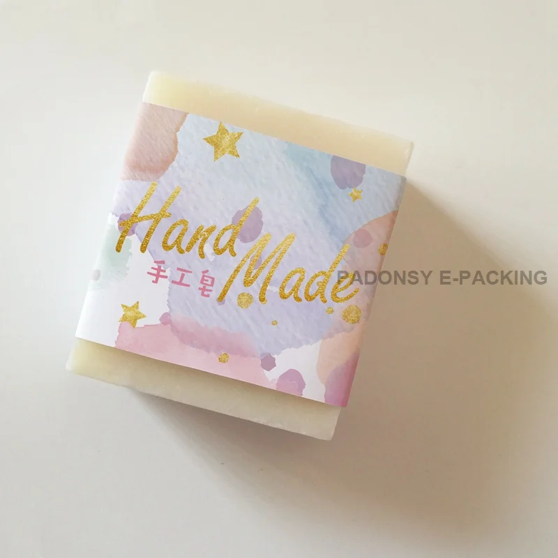 Упаковочная бумага для мыла с акварельным принтом | Дом и сад