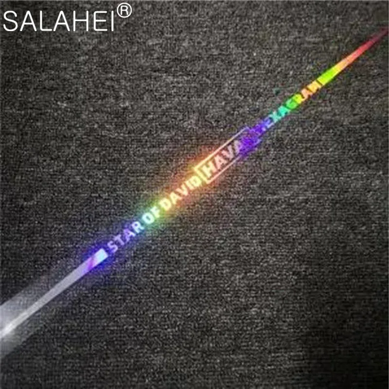 

1PC Laser Reflective Car Stickers Colorful Decorative Car Warning Sticker Car Styling For Haval H5 H6 H7 H9 F7 F7X Car Goods