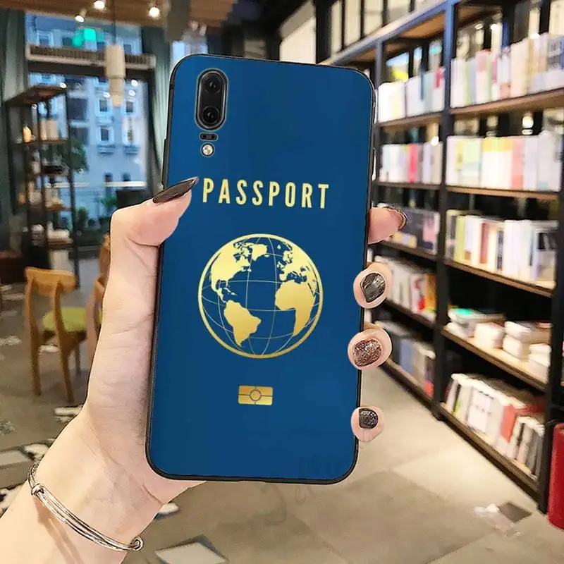 

Algerian Passport pattern Phone Cases For Huawei honor Mate P 10 20 30 40 Pro 10i 9 10 20 8 x Lite