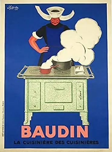 

Постер Baudin La Cuisiniere, Забавный художественный декор, винтажные алюминиевые ретро металлические жестяные декоративные знаки