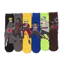 anime cartoon ninja cosplay cotton superhero personality tube socks trend stockings men women cloud comics socks prop