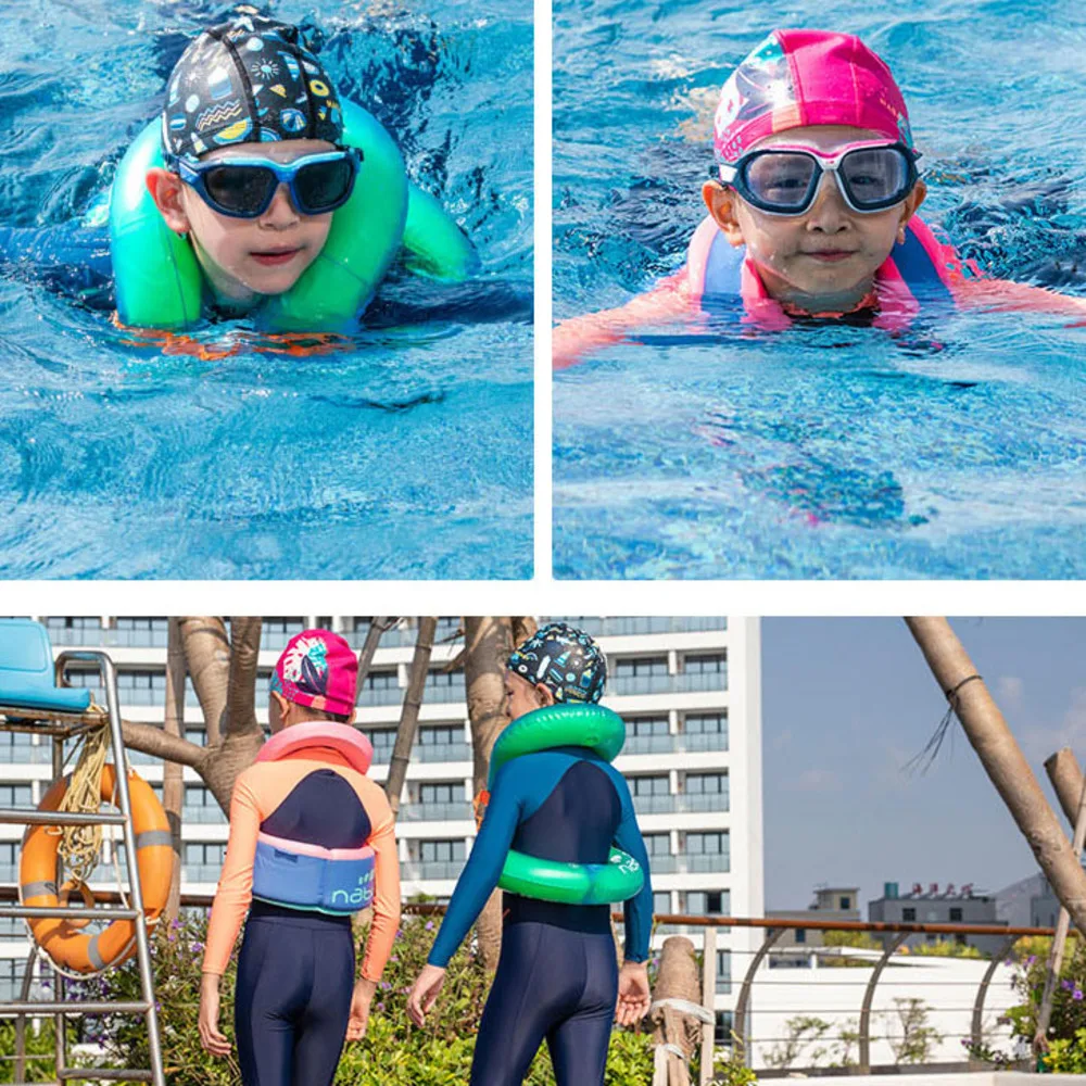 Decathlon детский цельный купальник для девочек Теплые Свитера с длинным рукавом