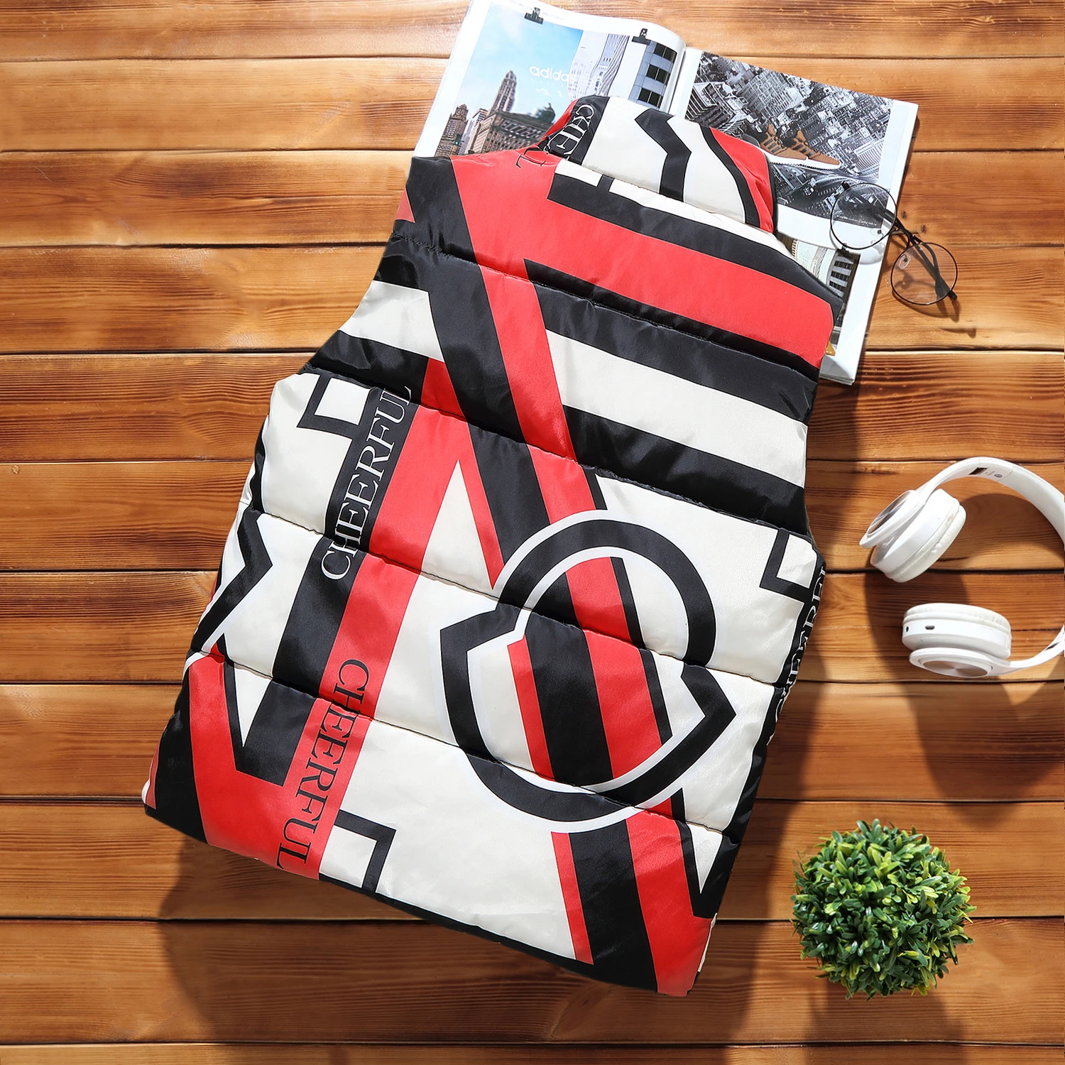 Новый зимний жилет из 2020 хлопка с подкладкой и воротником-стойкой для мужчин