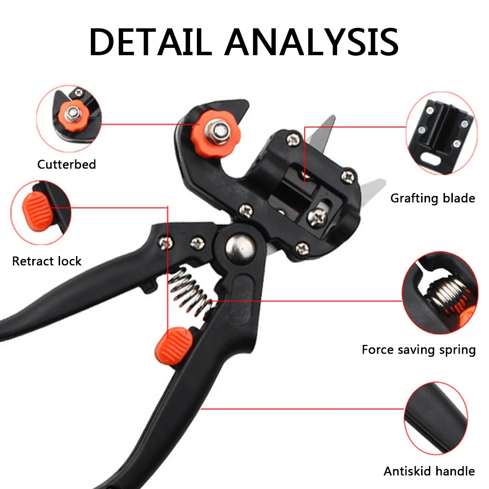 

Grafting Pruner Garden Grafting Tool Professional Branch Cutter Secateur Pruning Plant Shears Boxes Fruit Tree Grafting Scissor