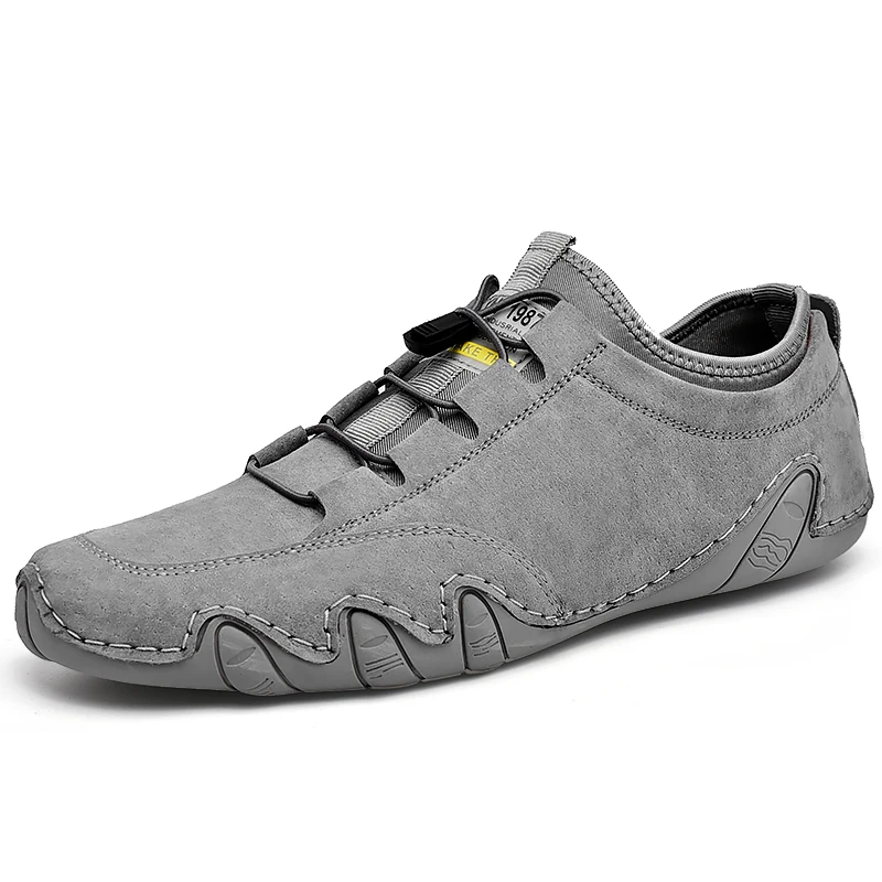 

Brand Men's Casual Shoes Breathable Leather Shoes Autumn Men Moccasins Comfortable Men Shoes Outdoor Loafers Driving Shoes 38-46