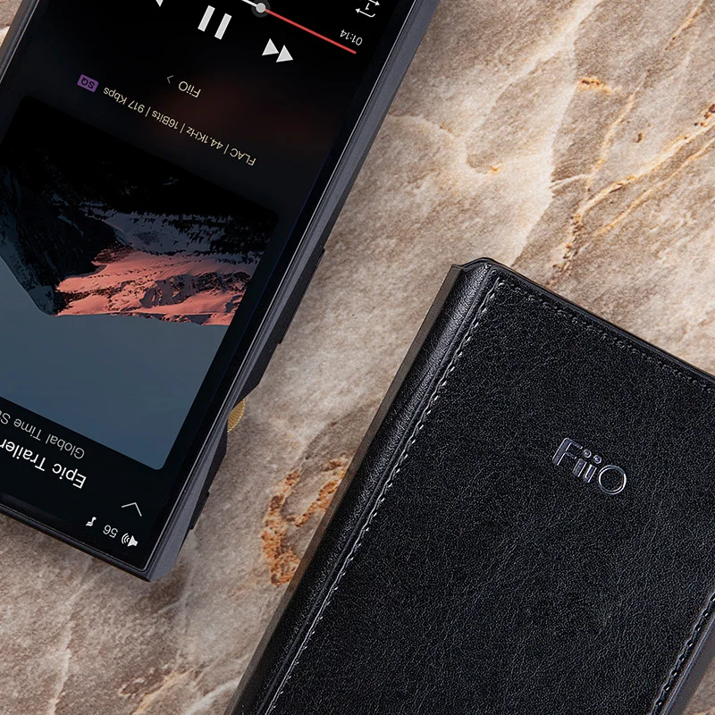 Кожаный чехол FiiO SK M11 для музыкального плеера M11|Аксессуары MP3 плееров и