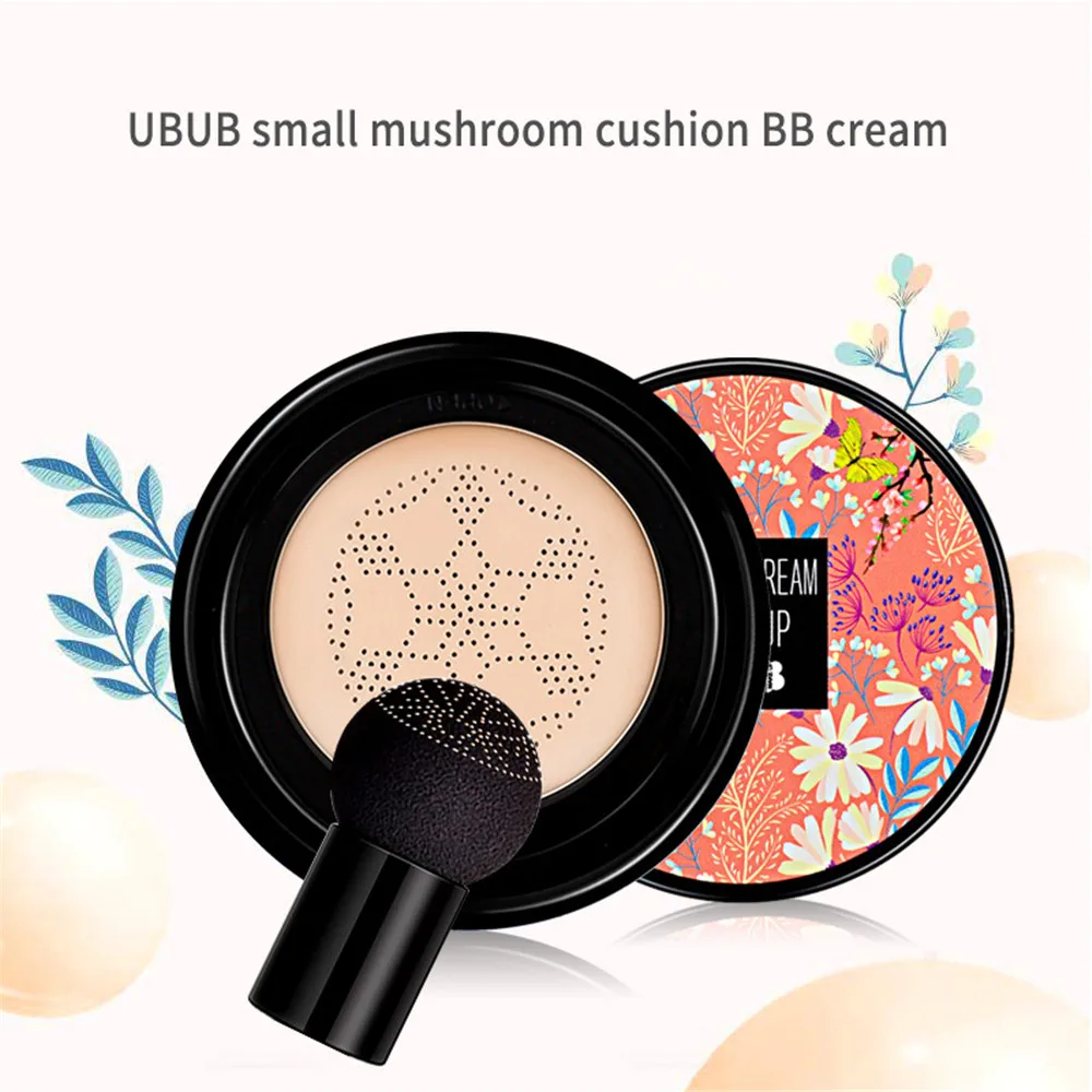 

Новинка 2021 г., BB крем с грибовидной головкой, кушон для макияжа, УВЛАЖНЯЮЩАЯ основа, воздухопроницаемая натуральная осветляющая косметика