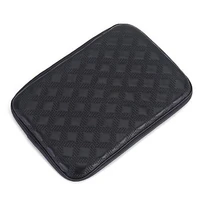 universal car armrest pad cover automobiles car center console armrest cover pu leather cushion protector