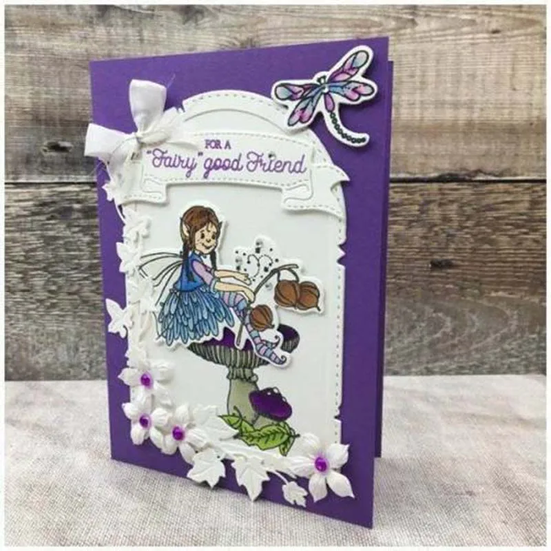 Металлические высекальные штампы рамка 2020 для украшения своими руками создание