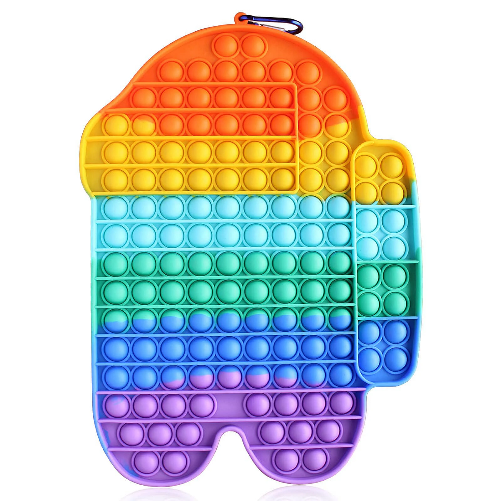 

Большой размер среди нас Радуга поп пузырьки Игрушка антистресс Push пузырьки сенсорные силиконовые игрушки простой диммер попки игрушки