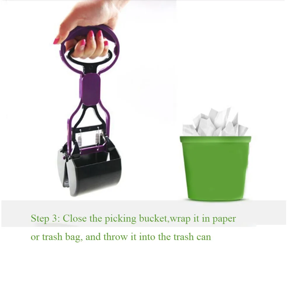 

Pet Pooper Scooper Long Handle Dog Poop Scooper Jaw Poop Scoop Shovel Pick Up Animal Waste Picker Pet Outdoor Cleaning Tools