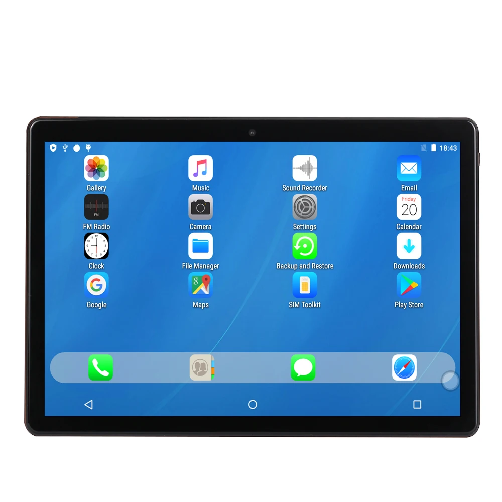 Tablet Pc 10.1 Inch Android 9.0 Tablet 1280x800 SC9863A Octa Core 2GB RAM 32GB ROM 4G Network AI Speed-Up Tablets PC