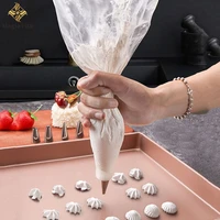 200pc piping bag disposable leak bags pastry bag pastry tips icing piping cream nozzles cake cupcake decorating tools for baking