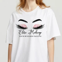 2020 summer women t shirt charming eye shadow printed tshirts casual tops tee harajuku 90s vintage white tshirt female clothing