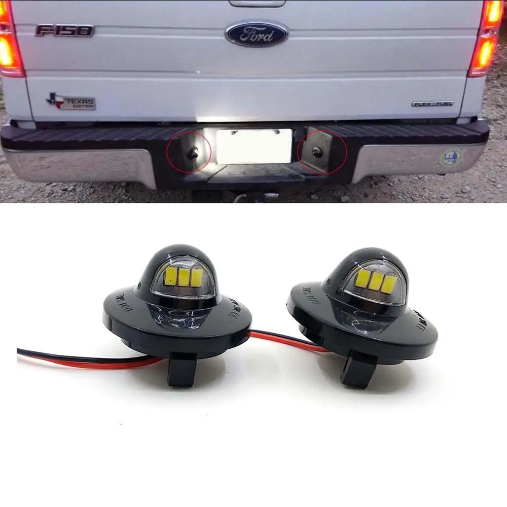 2 шт. светодиодные лампы для номерного знака Lincoln Mark LT Ford F550 F450 F350 F250 F150 Ranger Bronco
