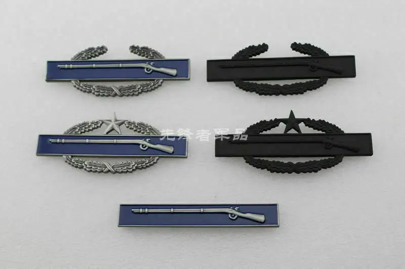 Полная комплектация армия США металлическая брошь для боевой пехоты булавка