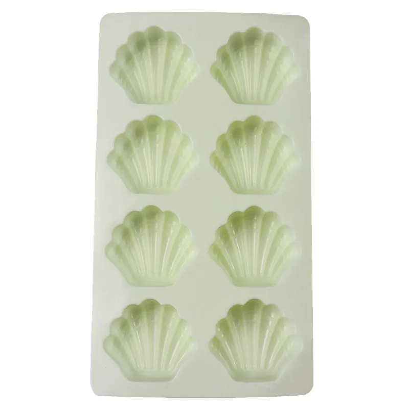 3D торт декоративные инструменты силиконовые формы 8 отверстий в виде ракушки