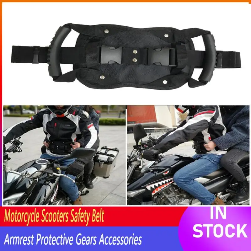 

Universal Motorcycle Scooters Safety Belt Rear Seat Passenger Grip Grab Handle Non-slip Strap Motorcycle Security Seat Stra