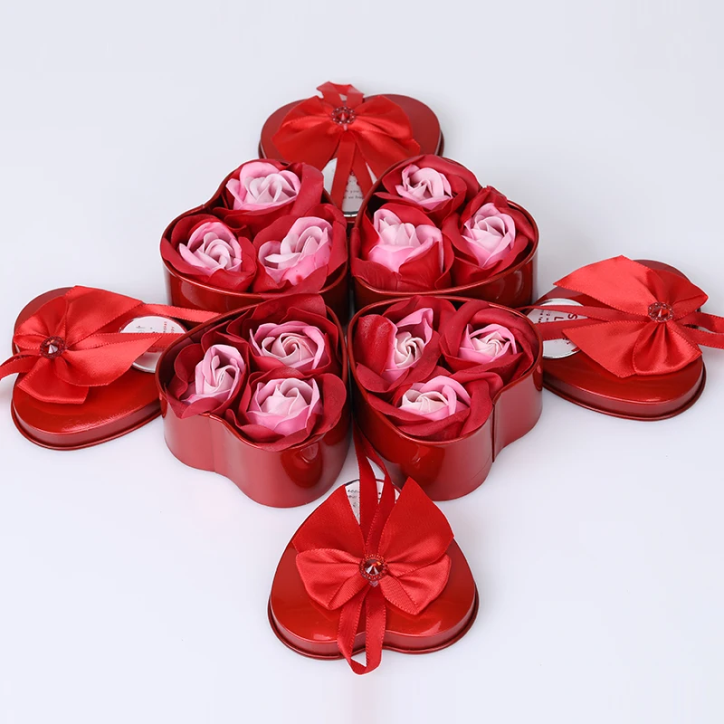 Искусственный цветок ароматизированный розы лепесток банное мыло для тела