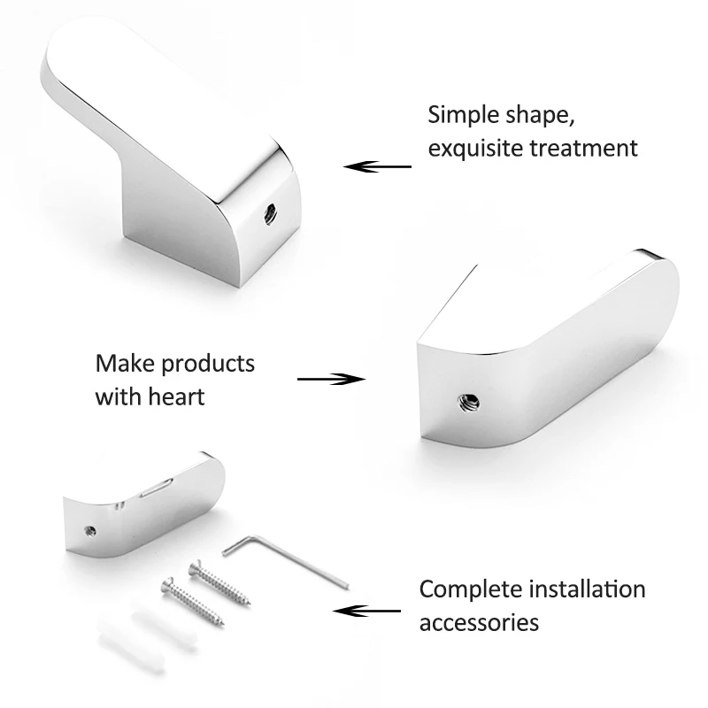 Металлический золотистый настенный крючок Stongwell в скандинавском стиле с начесом