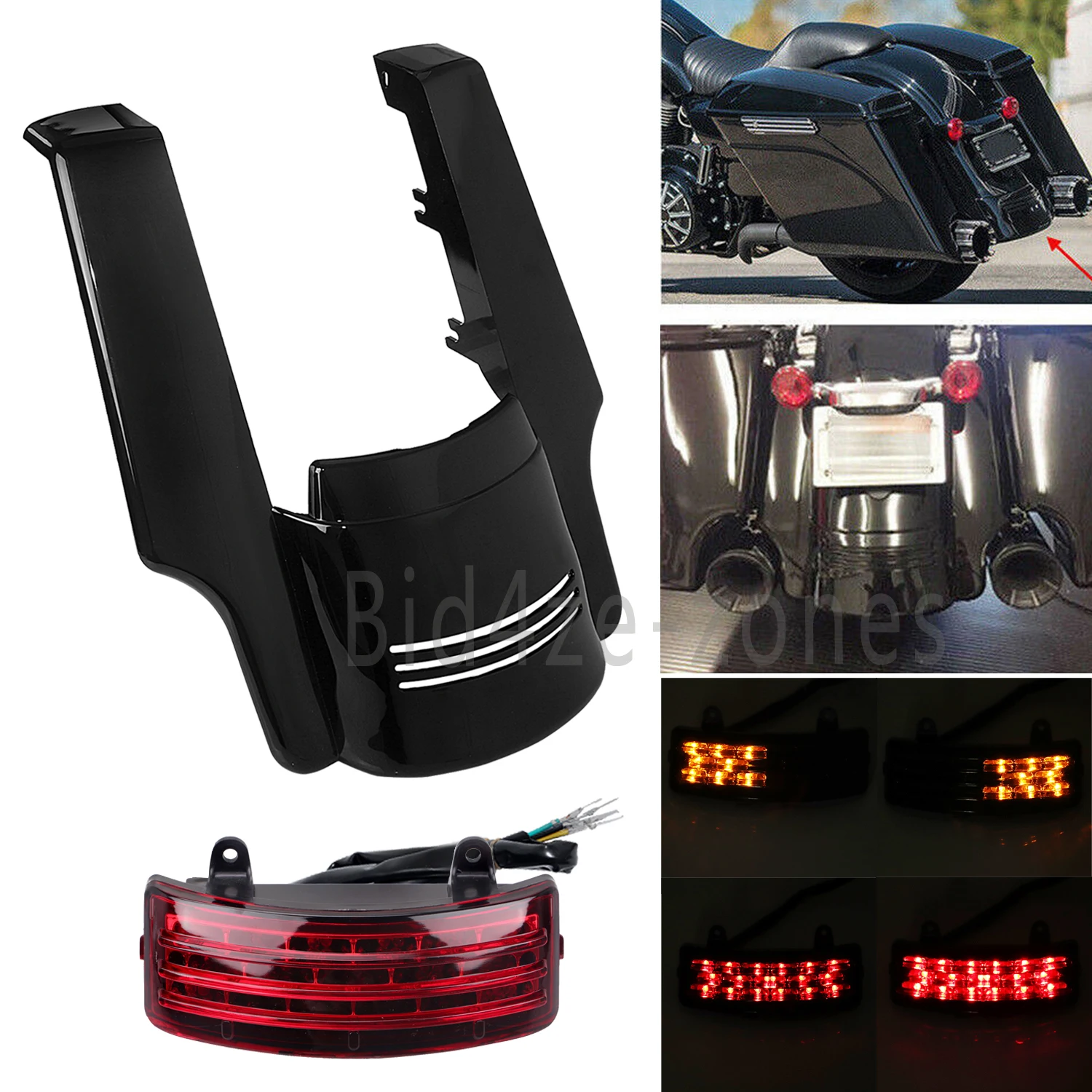 Для Harley Touring 09-13 заднего крыла мотоцикла удлинитель мешок наполнитель брызговик