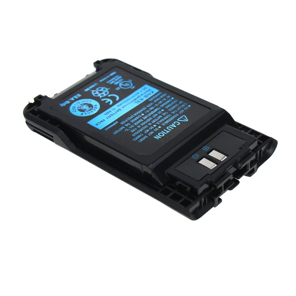 Black Сменный аккумулятор для Kenwood KNB-63L KNB-65L подходит TH-K20A/K20E TH-K40A/K40E радио - Цвет: Black