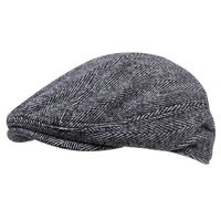 winter new wearing style men hats berets british western style ivy cap classic woman vintage woolen cloth beret newsboy hat