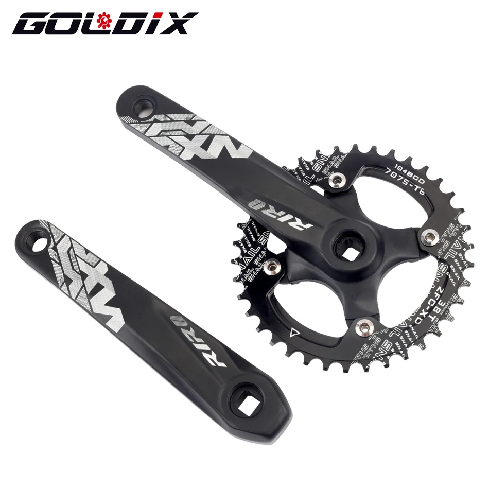 GOLDIX RIRO коленчатый набор для велосипеда 104BCD рукоятка горного с квадратным