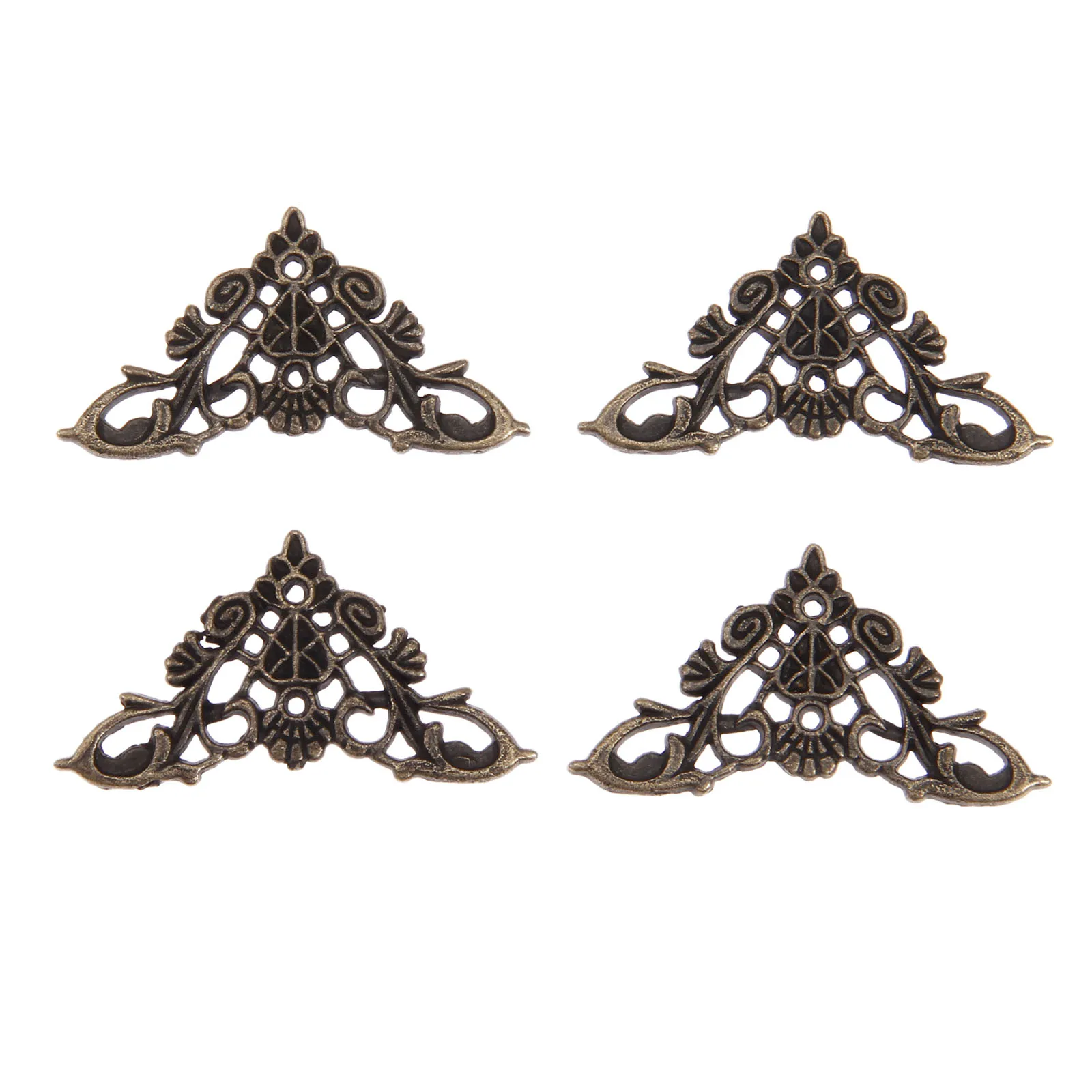 

Античные латунные защитные уголки для углов 4 шт