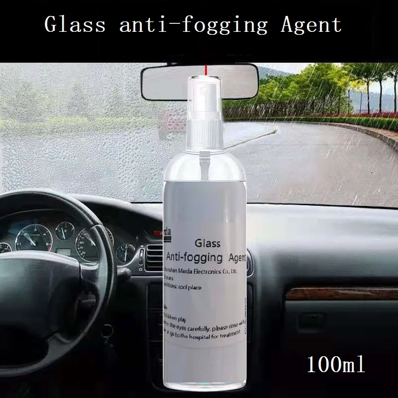 

100MLGlass cleaner anti-fogging agent automotive glass anti-fog spray rearview mirror rainproof film defogging agent