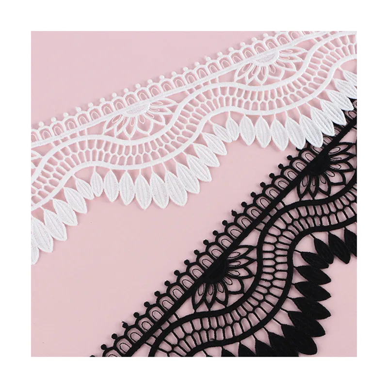 1 ярд вышитая кружевная швейная лента гипюр кружево африканская ткань отделка