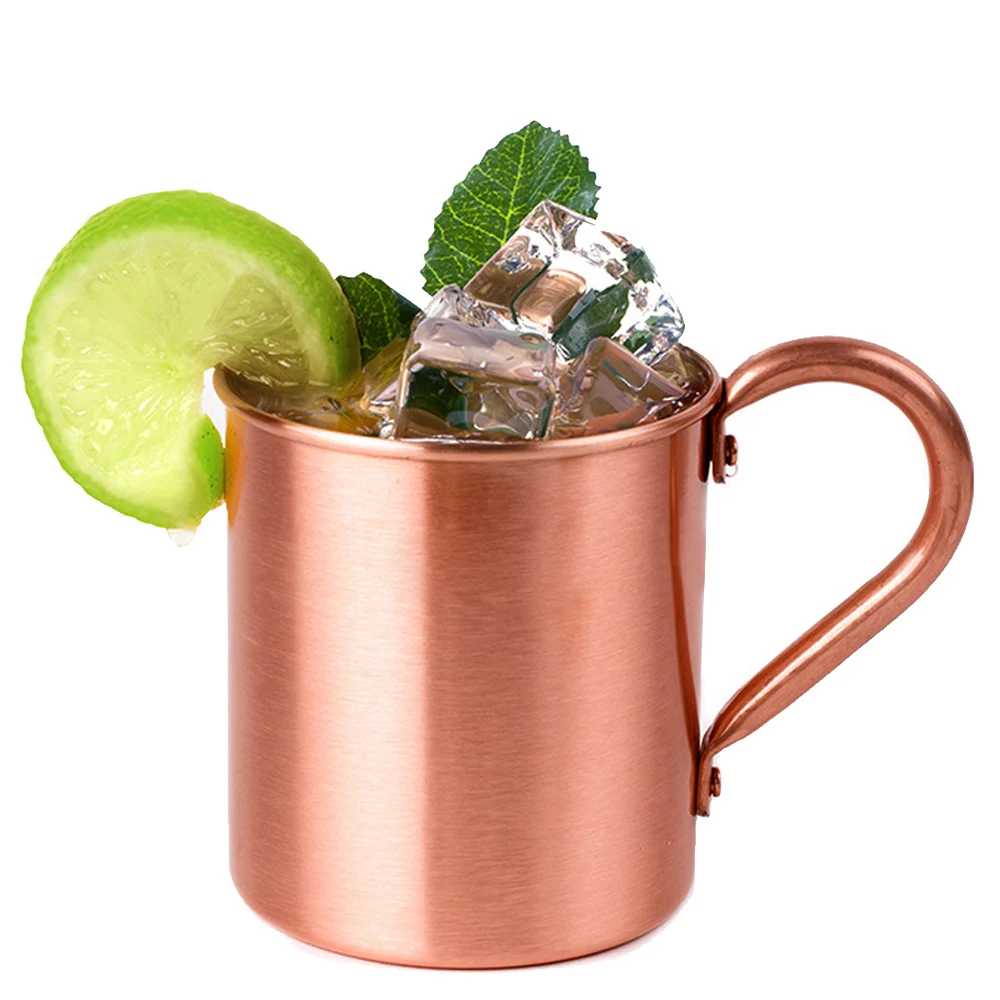 Behogar чистый Медь 415 мл кружка для охлажденное пиво Кофе Чай водки Джина Ром Текила