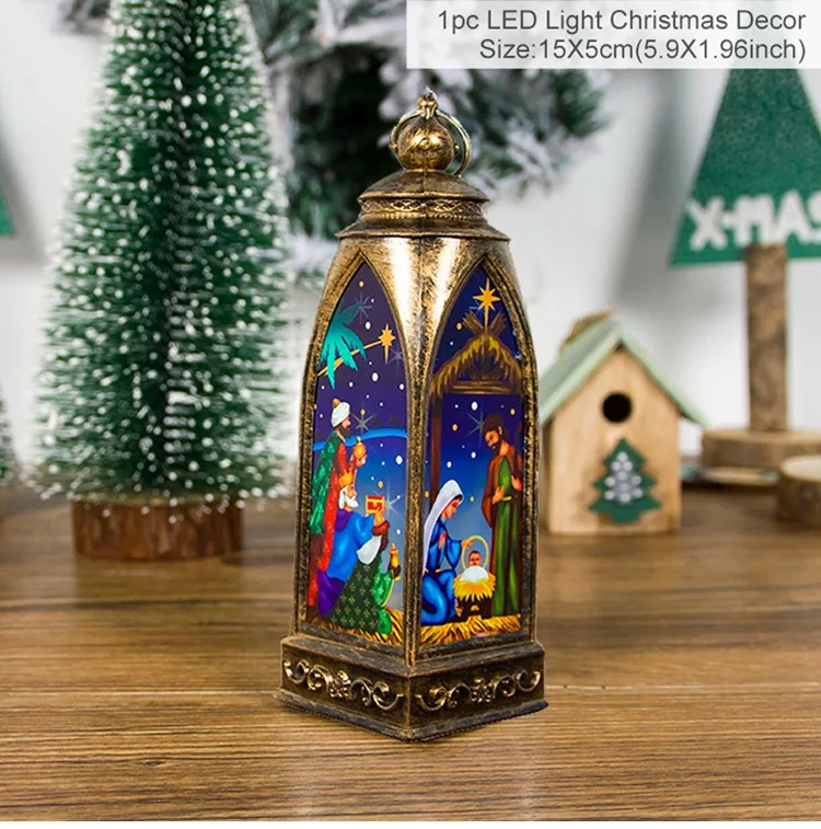 Christmas Light Украшения со светодиодами Рождество свет Рождественские украшения для украшения дома рождественские аксессуары Navidad счастливый год - Цвет: Christmas Light