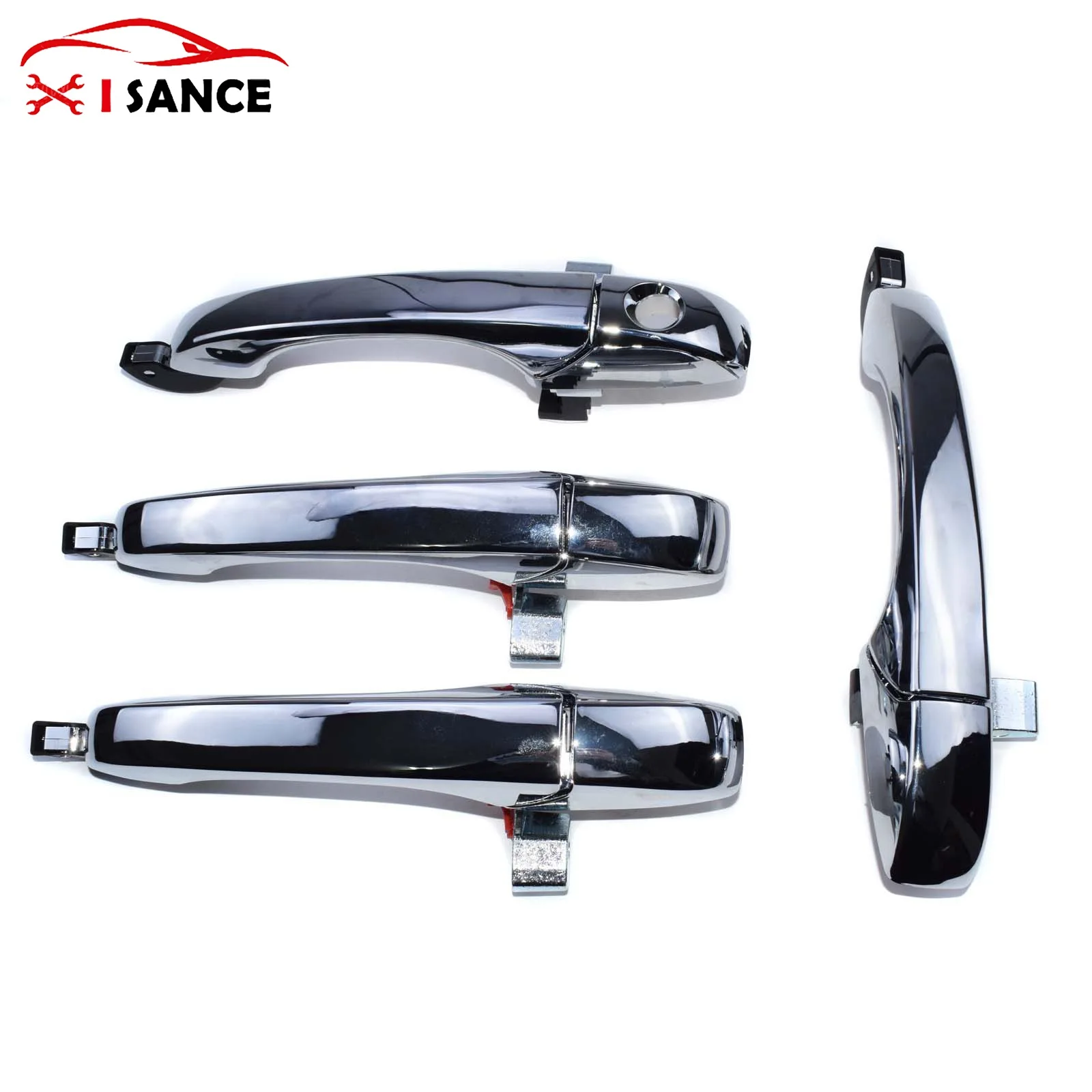 Внешняя ручка двери Хромированная передняя и задняя левая для CHRYSLER 300 300C 2005 2006 2007