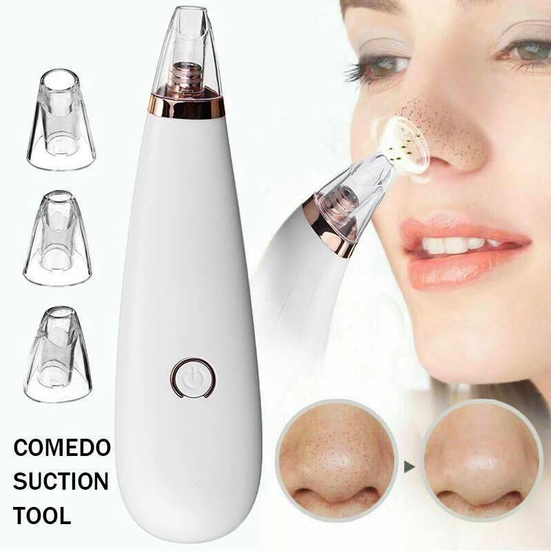

Blackhead Remover Nose T Zone Pore Vacuum Acne Pimple Removal Vacuum Suction Tool Facial Dermabrasion Machine Face Beauty Clean