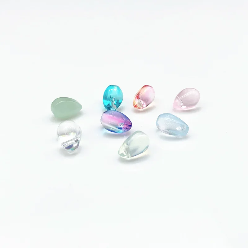 50 шт./упаковка цветные стеклянные бусины-капли | Дом и сад