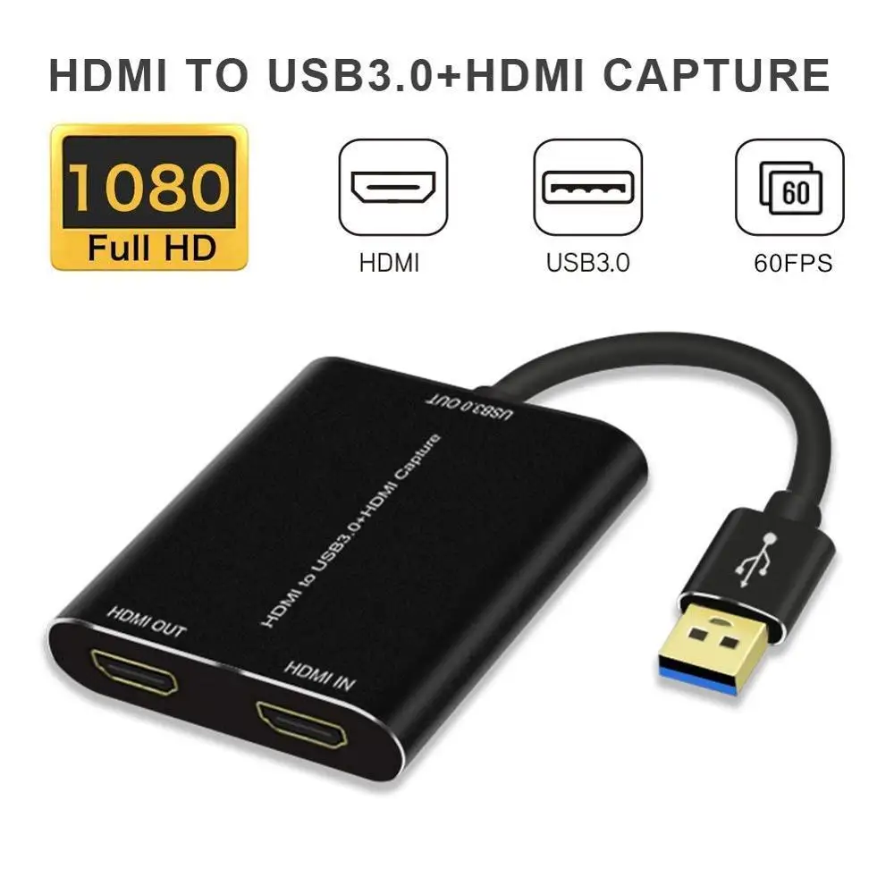 Захват видео через Usb Full HD 1080P в режиме реального времени игры захват захвата