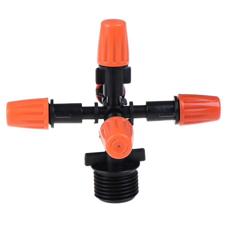 

Five-outlet Atomizing Sprinkler Garden Sprinkler Automatic Lawn Watering 360° Rotating Sprinkler Nozzle
